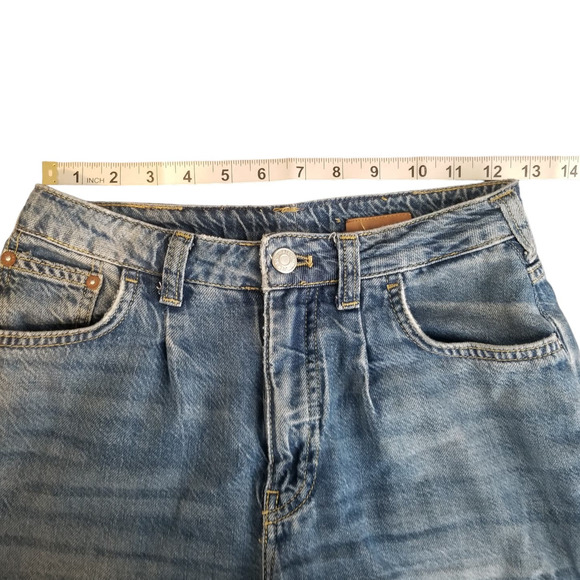 Anthropologie Pilcro The Breaker Barrel Leg Jeans Womens Size 25 - Picture 8 of 13